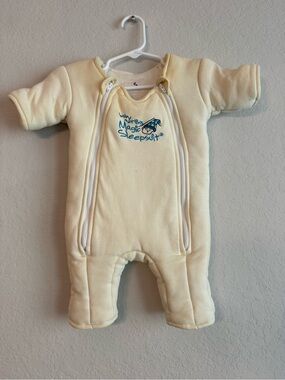 Magic Merlin Baby Sleepsuit yellow, small